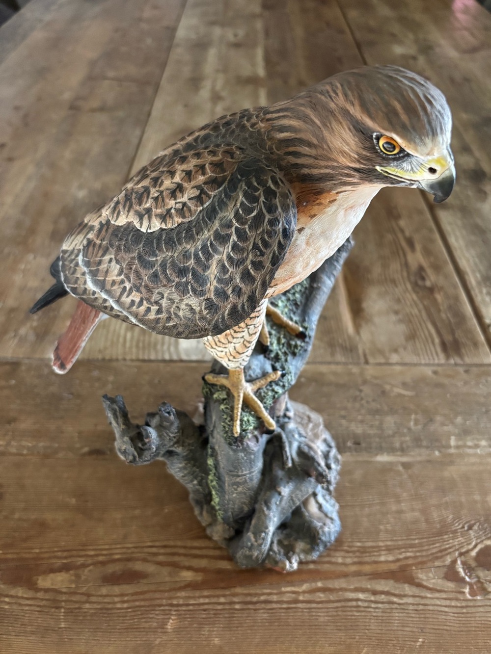 The Nature Company Red-Tailed Hawk Figurine By Sculpture Ma Hai Feng